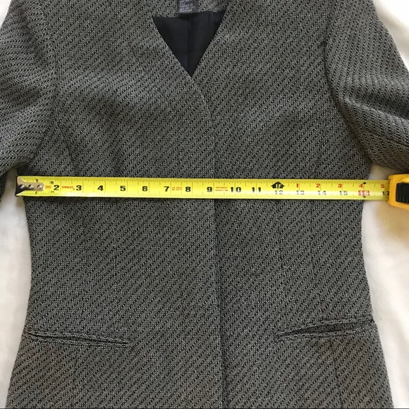 Lafayette 148 New York collarless Blazer-petite 2 - Picture 4 of 10